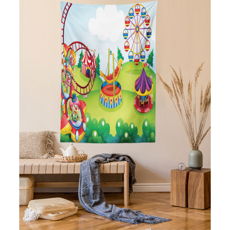 Circus and Theme Park Tapestry