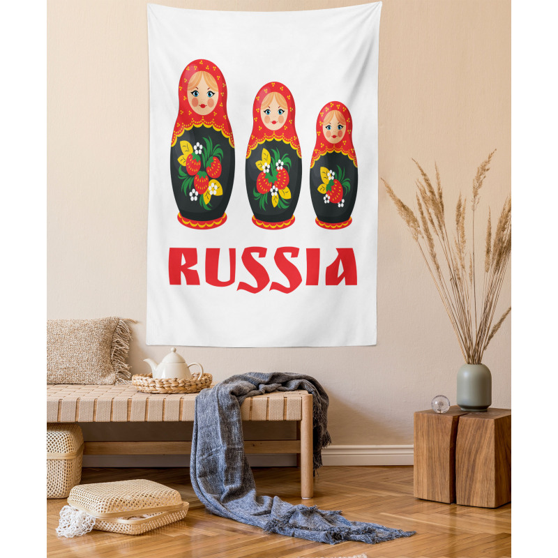 Nesting Matryoshka Dolls Tapestry