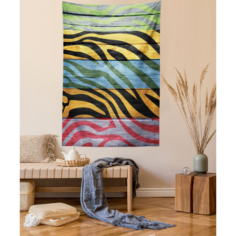 Colorful Animal Tapestry