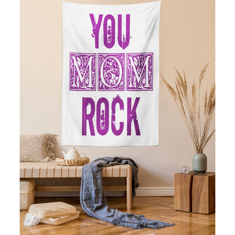 Mother's Day Typography Tapestry