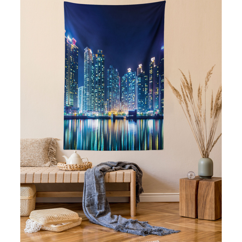 Urban Skyline Photo Tapestry