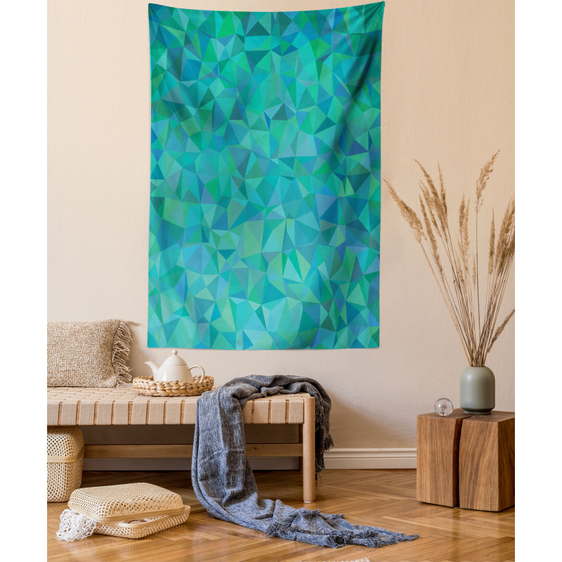 Triangle Mosaic Design Tapestry