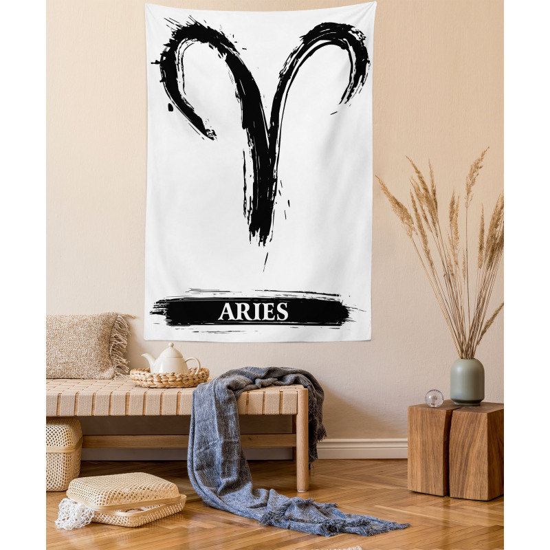 Aries Astrology Sign Tapestry