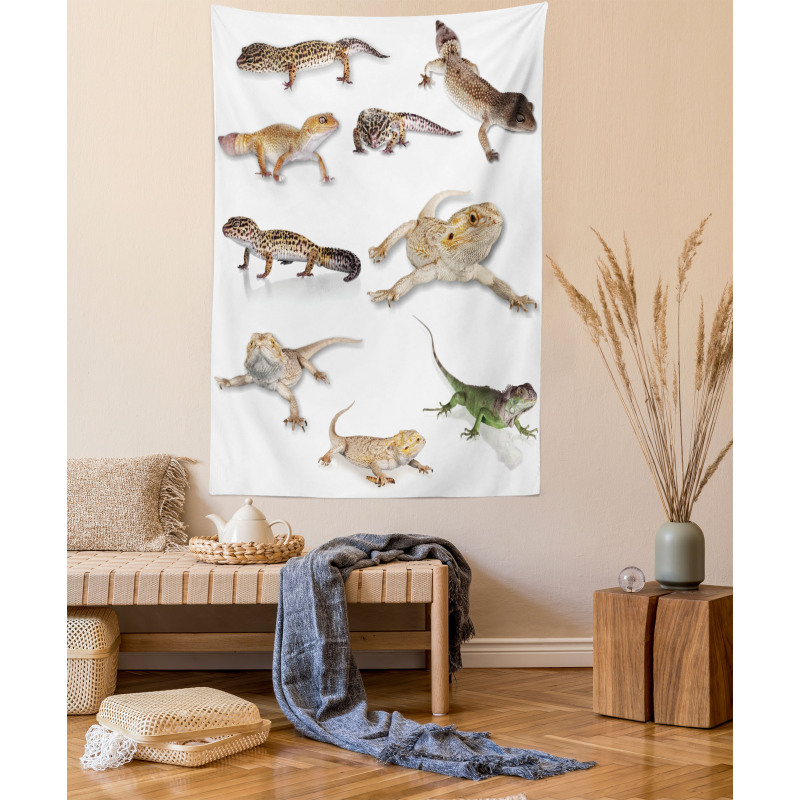 Primitive Reptile Tapestry