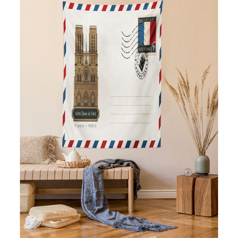 Postcard Stamp Tapestry