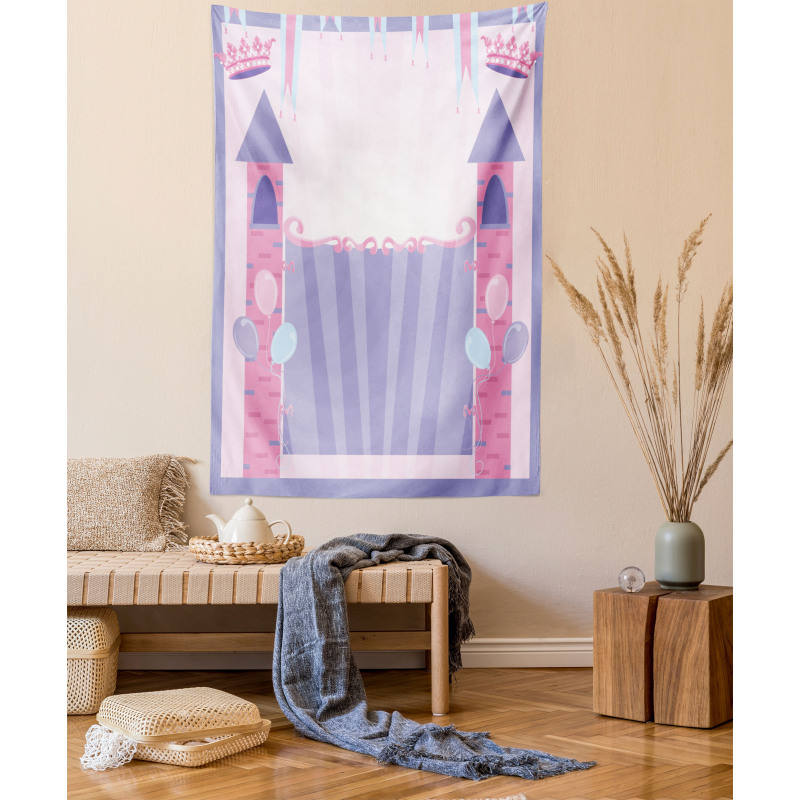 Party Theme Curtain Fortress Tapestry