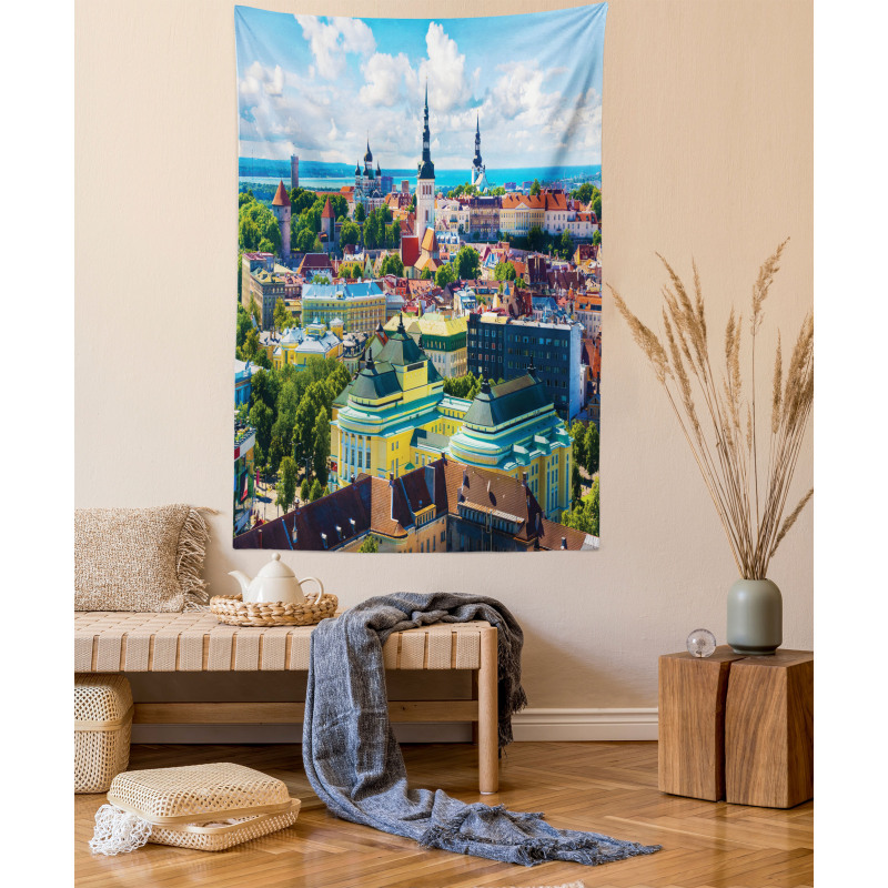 Town Tallinn Estonia Tapestry