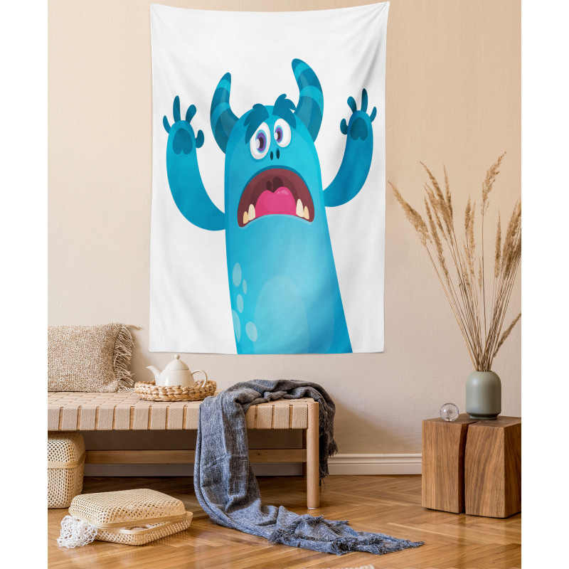 Roaring Monstrous Character Tapestry