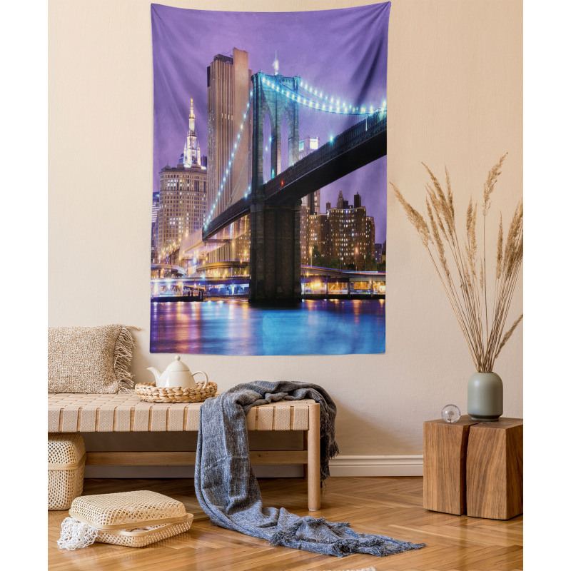 Bridge Towards Manhattan Tapestry