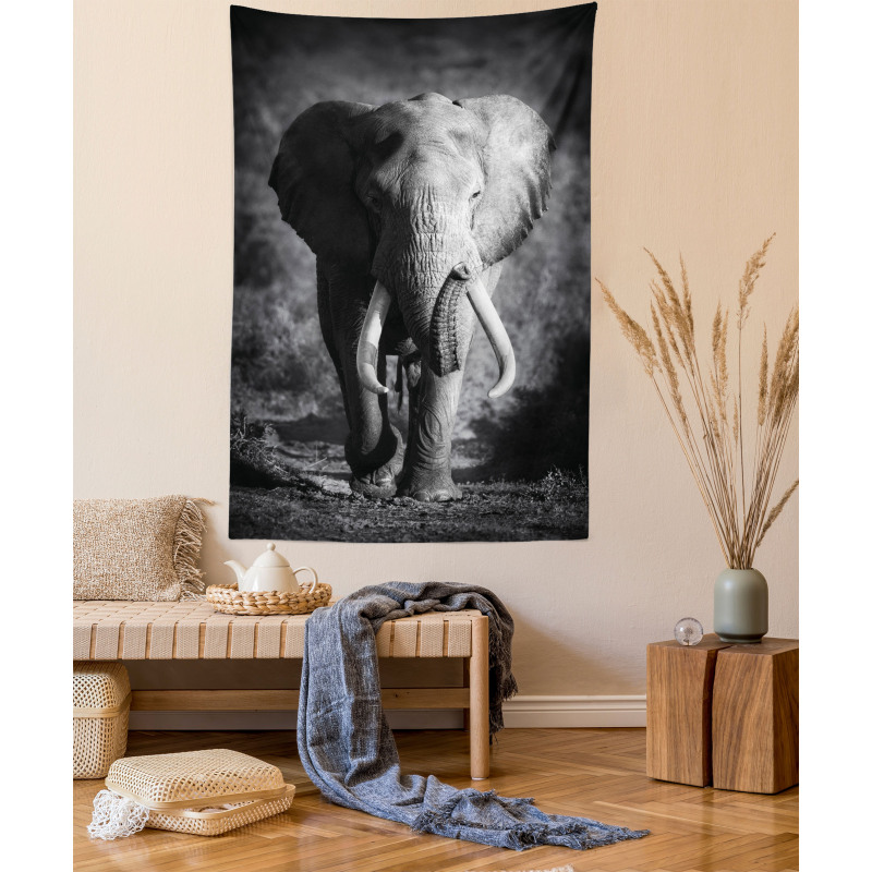 Exotic Wildlife Elephant Tapestry