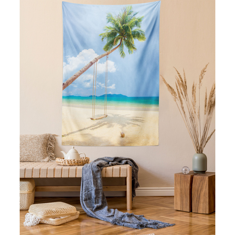 Coconut Palms Island Tapestry