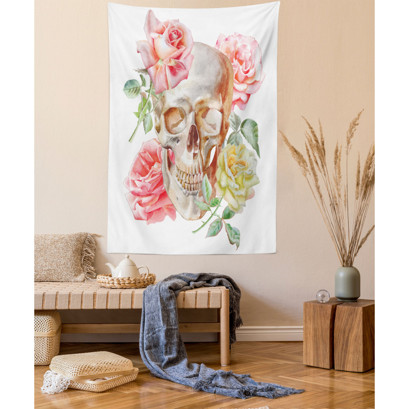 Romantic Roses Floral Tapestry