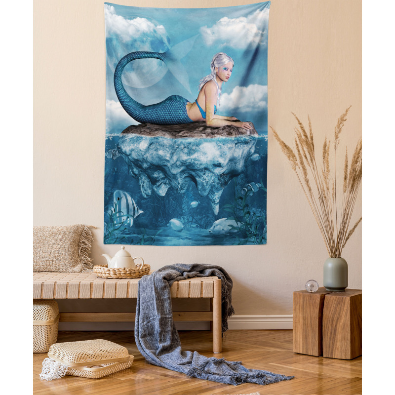 Mythical Sea Graphic Tapestry