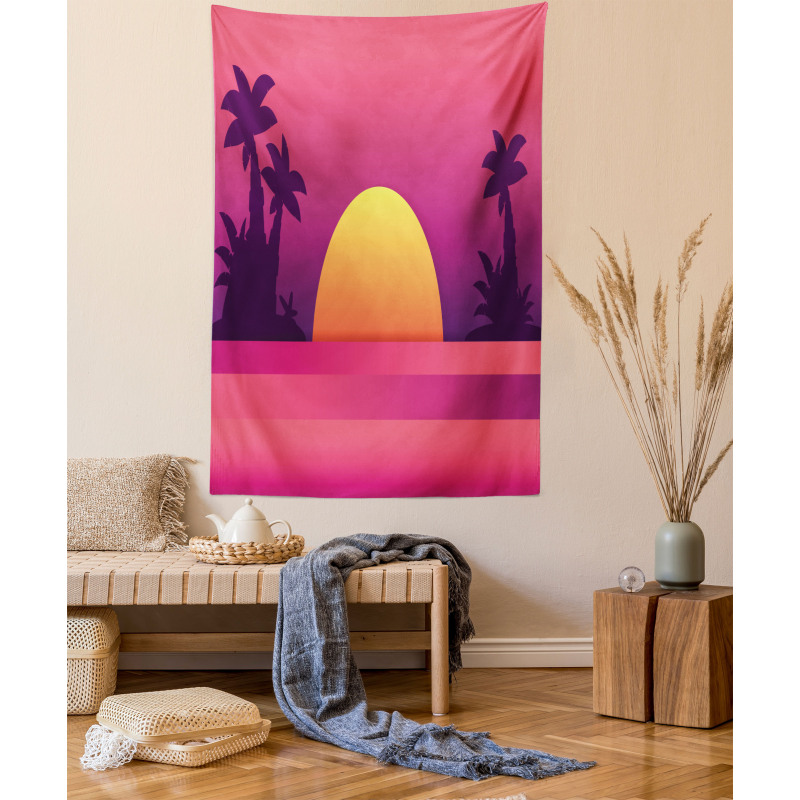 Dramatic and Exotic Scene Tapestry