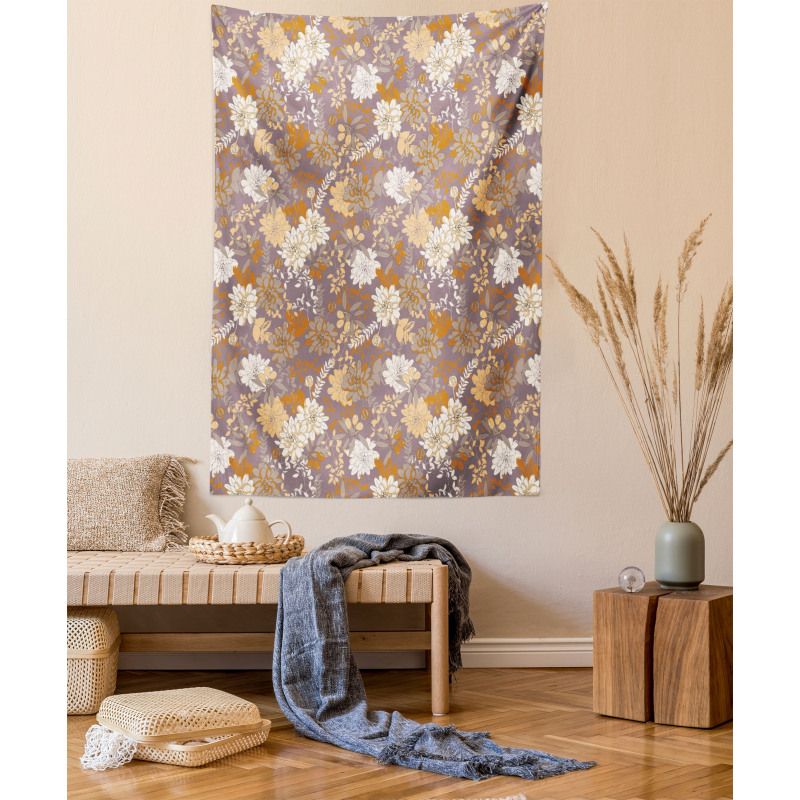 Flowers and Olive Branches Tapestry