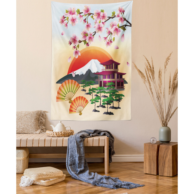 Building Sakura Sunrise Tapestry