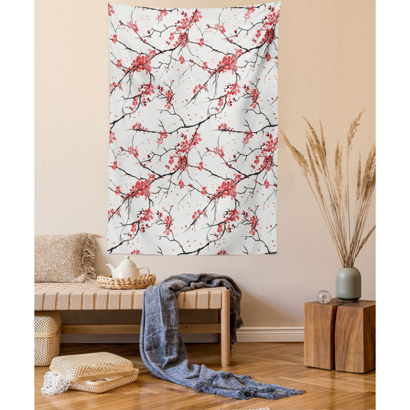 Windy April Weather Tapestry