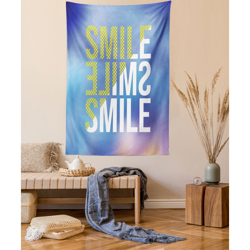 Modern Design Positive Word Tapestry