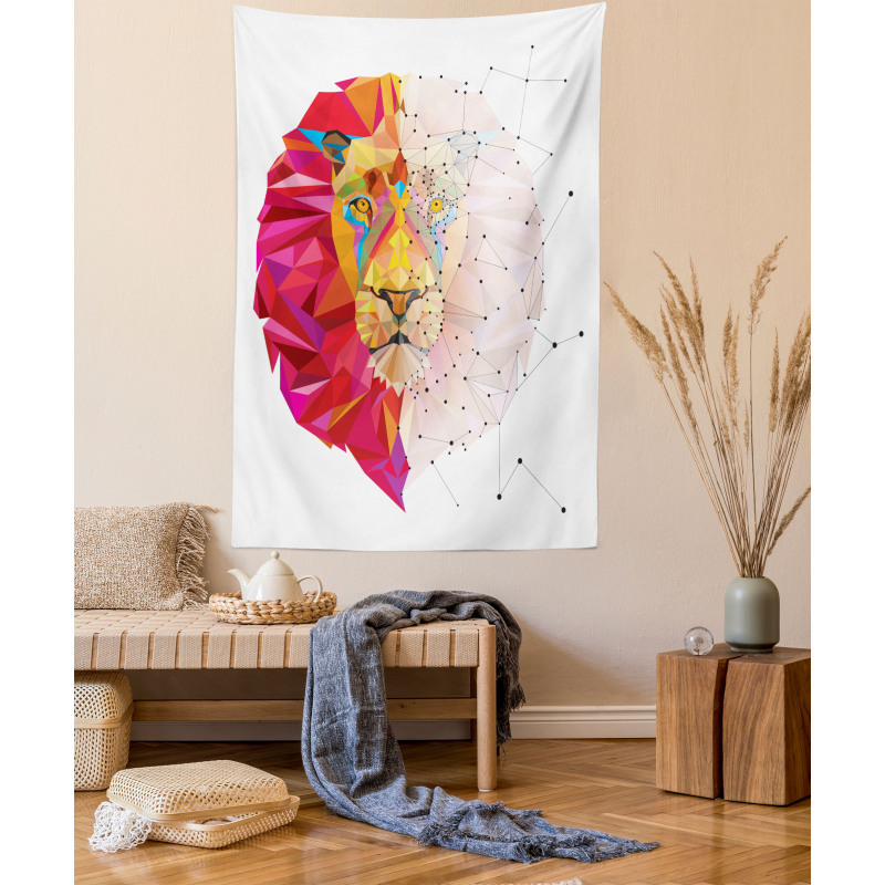 Lion Head Tapestry