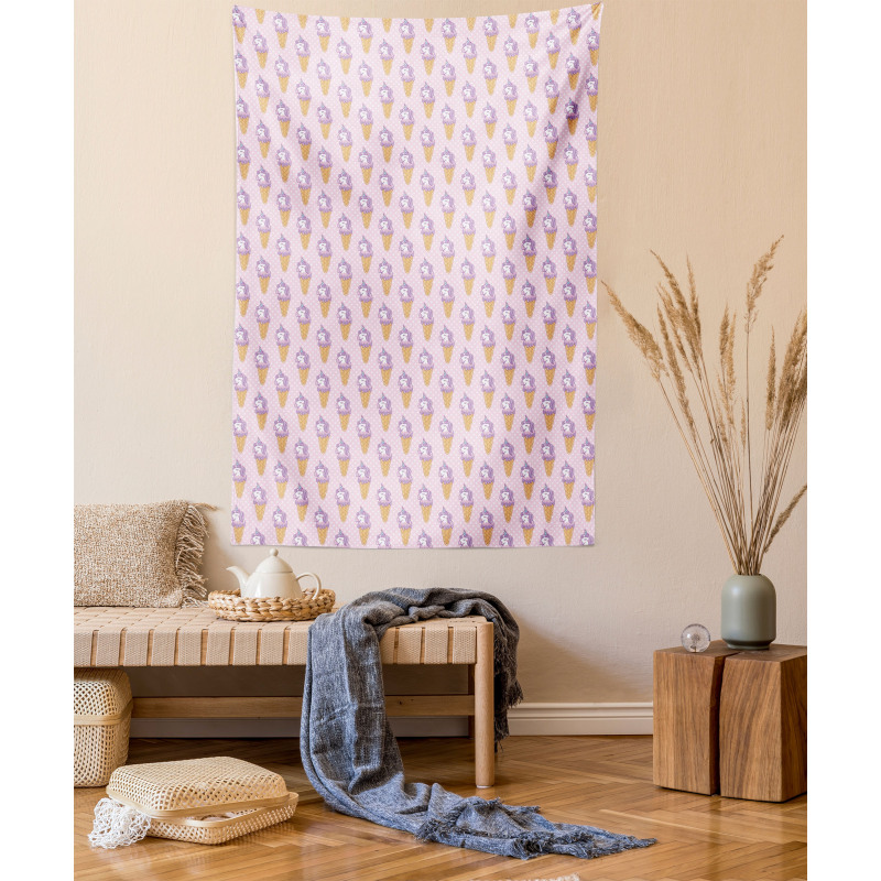 Unicorn Ice Cream Tapestry