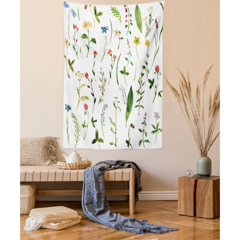 Flowers Weeds Tapestry