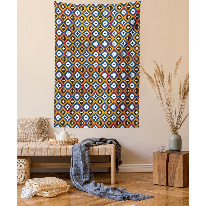 Simplistic Ethnic Art Tapestry