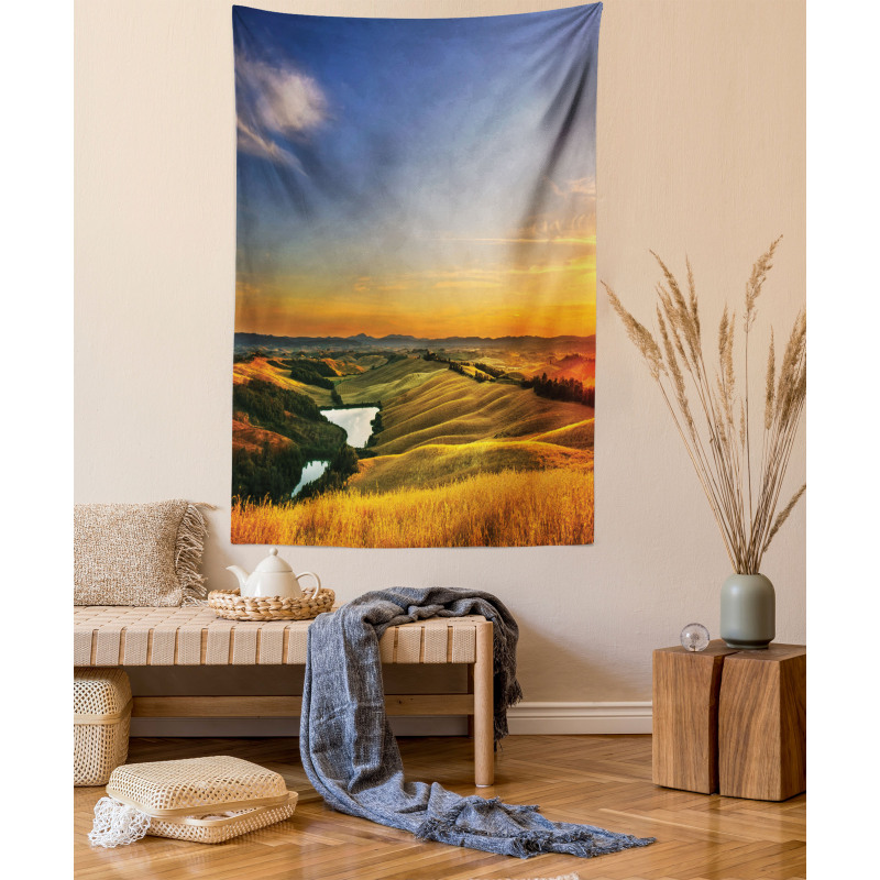 Mediterranean Valley Tapestry