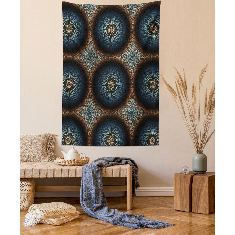 Bohemian Round Dots Design Tapestry