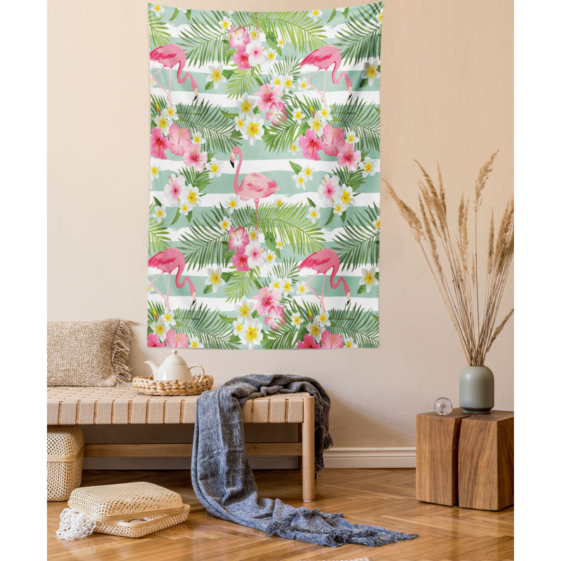 Exotic Hawaiian Leaf Tapestry