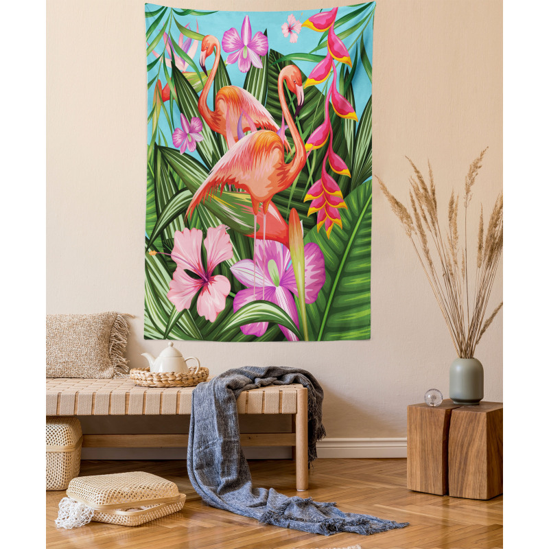 Hibiscus Tropic Flower Tapestry