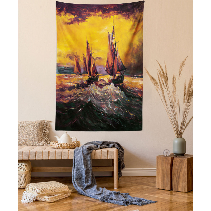 Cruise Ship Sun Tapestry