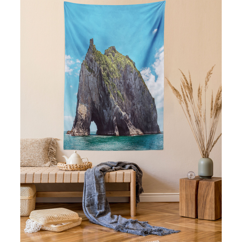 Elephant Shape Rock Bay Tapestry