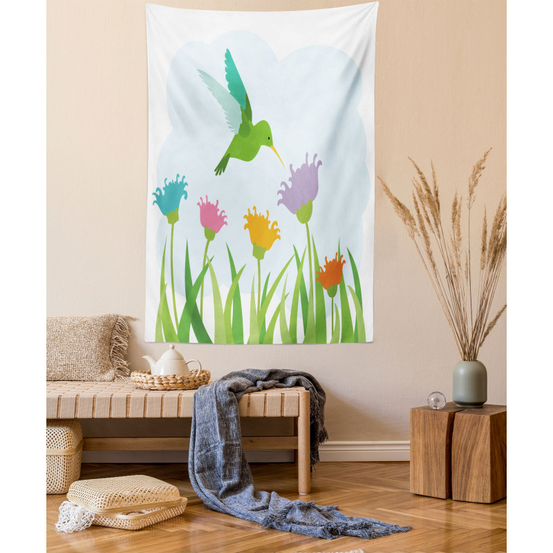 Garden Art Hummingbird Tapestry