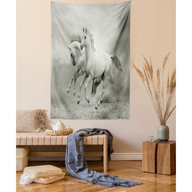 Horse Freedom Theme Tapestry