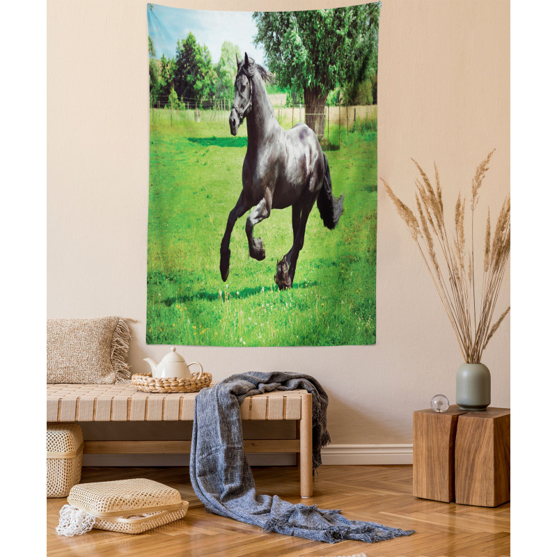 Friesian Horse Tapestry