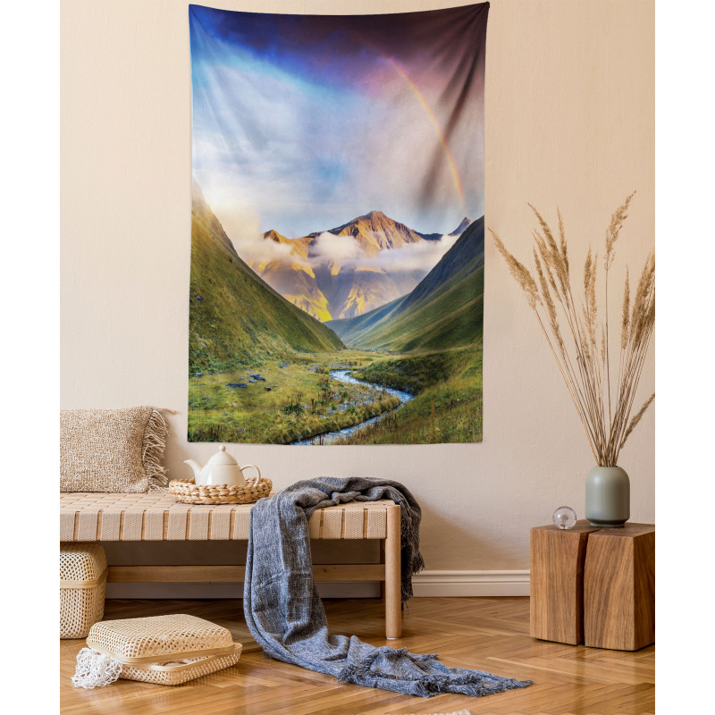 Meadow Riverbed Mist Tapestry