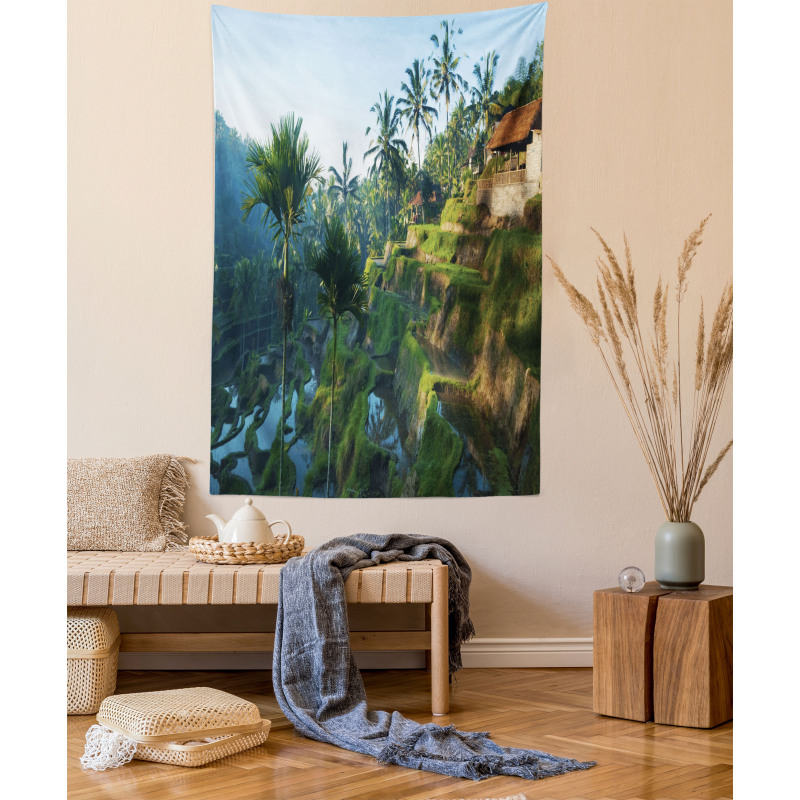 Palm Trees Morning Tapestry