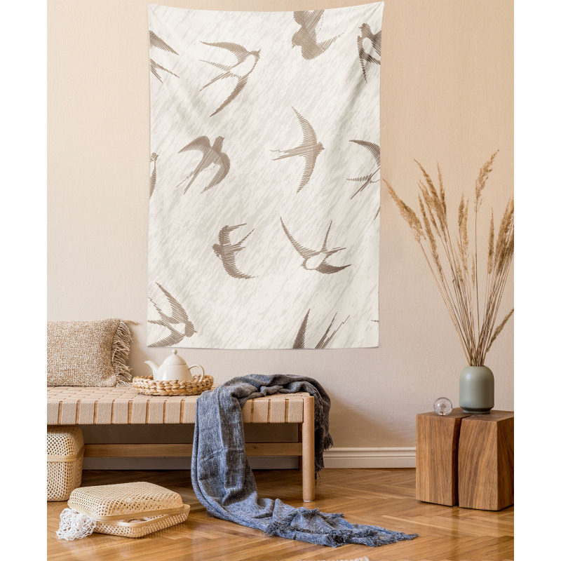 Flying Birds Tapestry