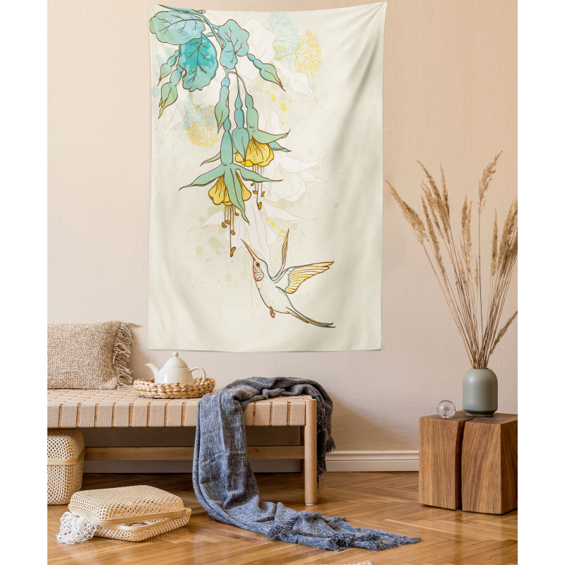 Colibri Exotic Plant Tapestry