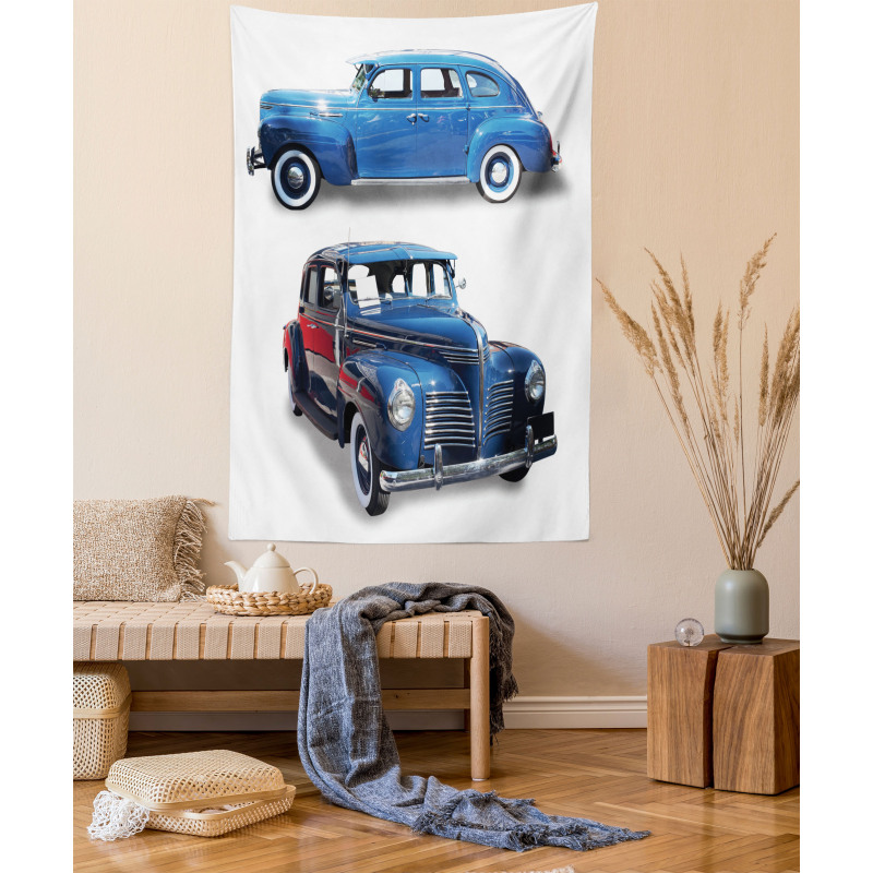 Old Antique Vehicle Tapestry