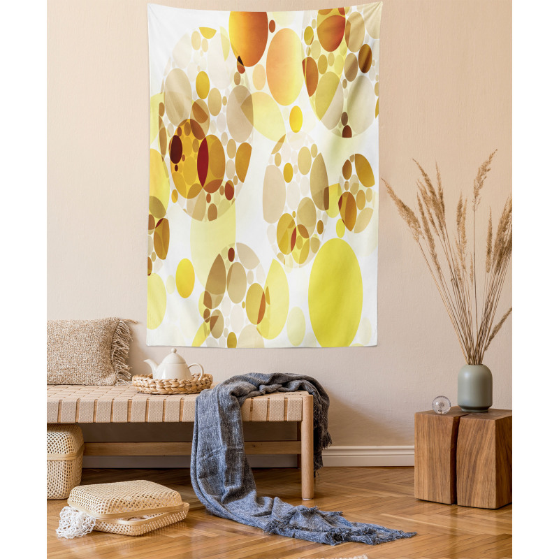Graphic Polka Dots 50s Tapestry
