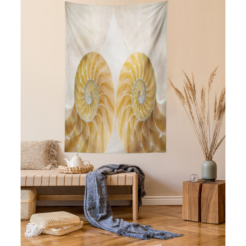 Symmetrical Seashells Tapestry