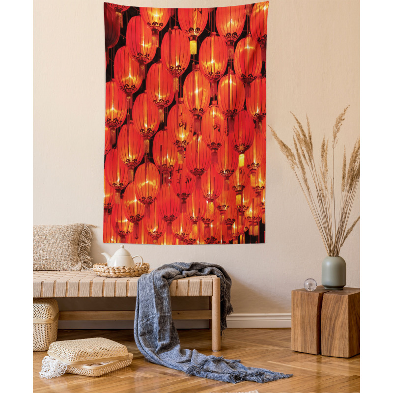 Chinese Lantern Festival Tapestry