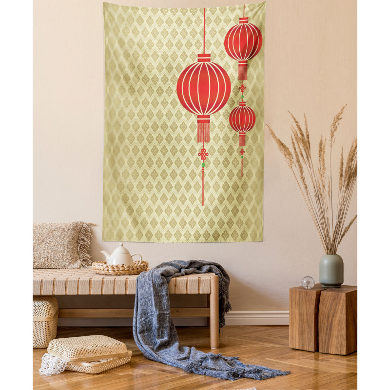 Chinese Baroque Pattern Tapestry