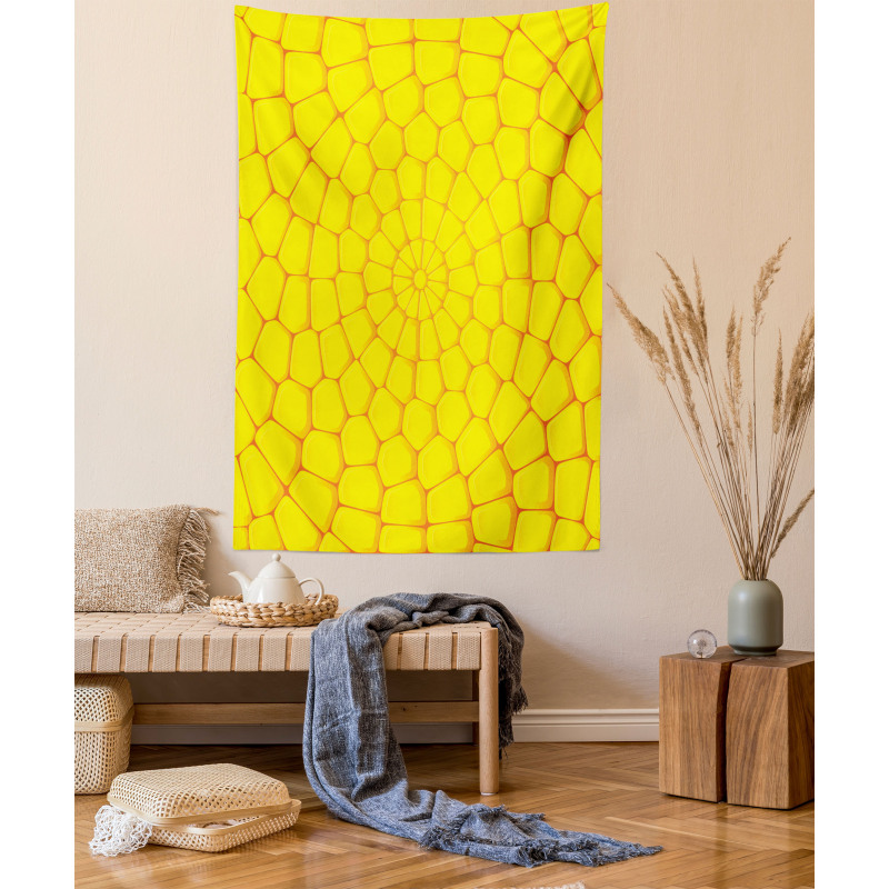 Corn Brick Abstract Art Tapestry