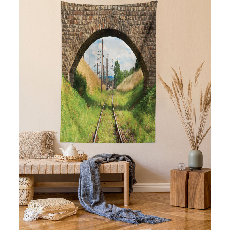 Bridge Railway Tranquil Tapestry