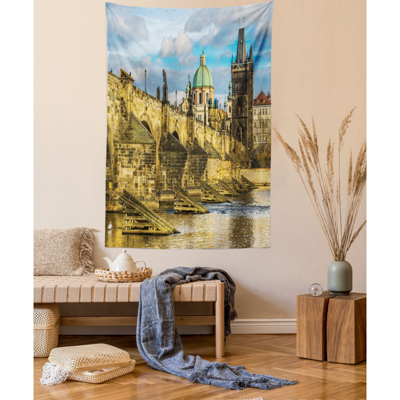 Czech Antique Castle Tapestry