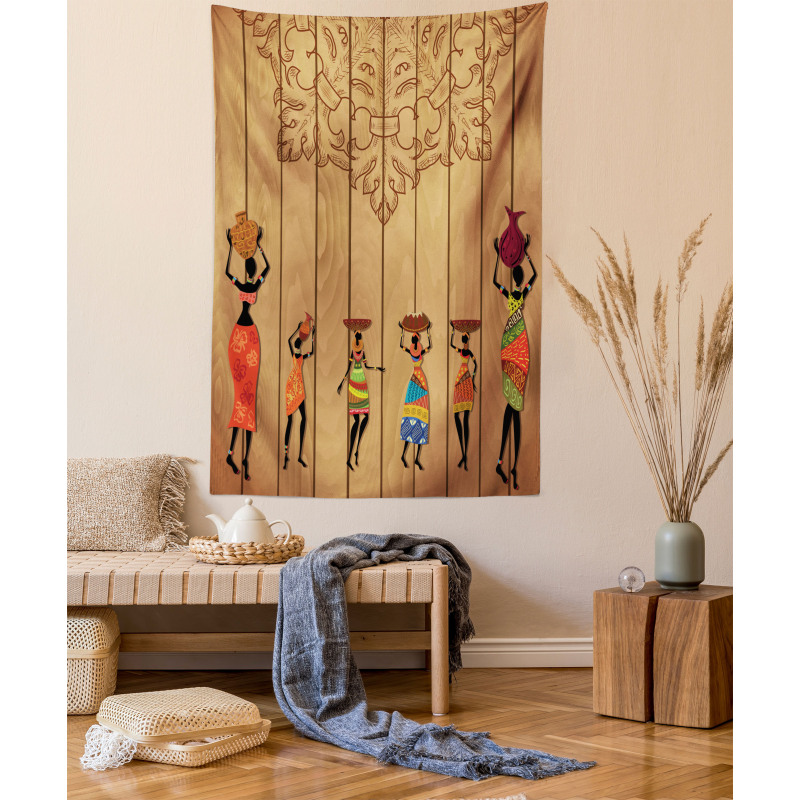 Aboriginal Girls Art Tapestry