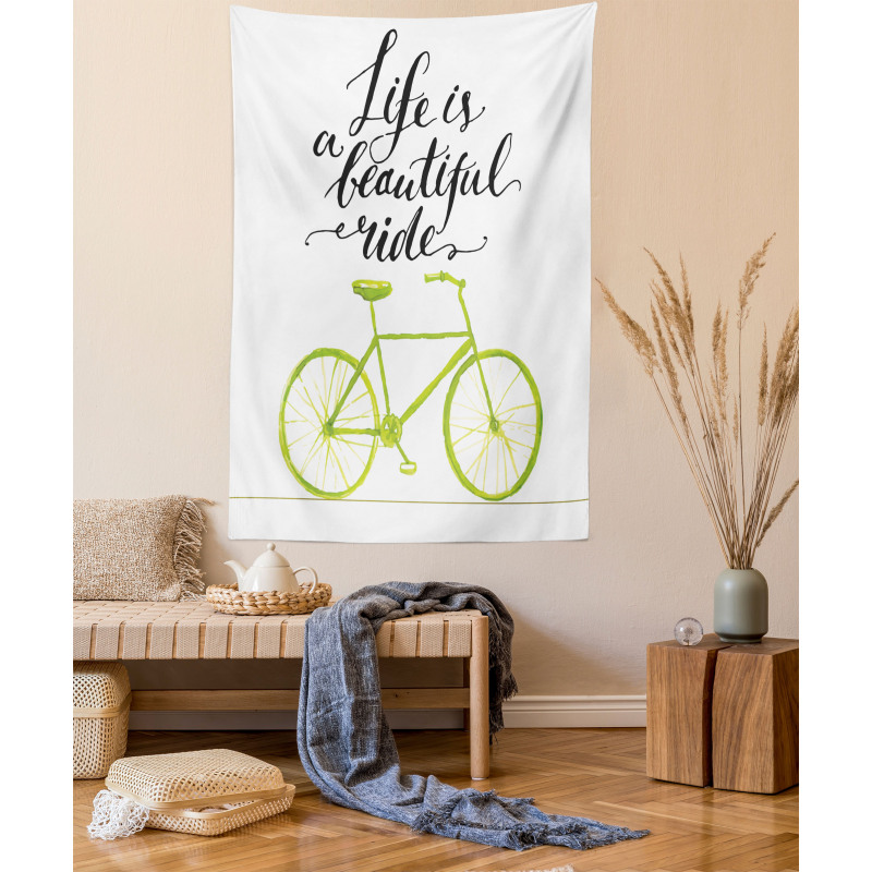 Life is a Bike Ride Tapestry