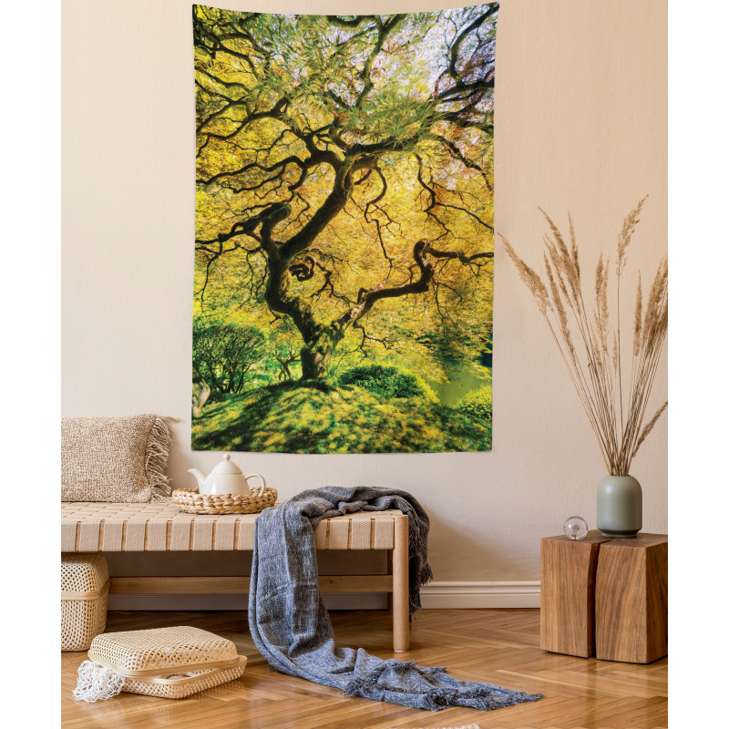 Large Maple with River Tapestry